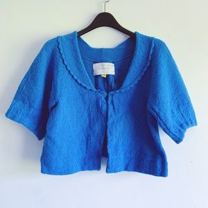 ANTHROPOLOGIE LEIFSDOTTIR Cropped Cardigan
